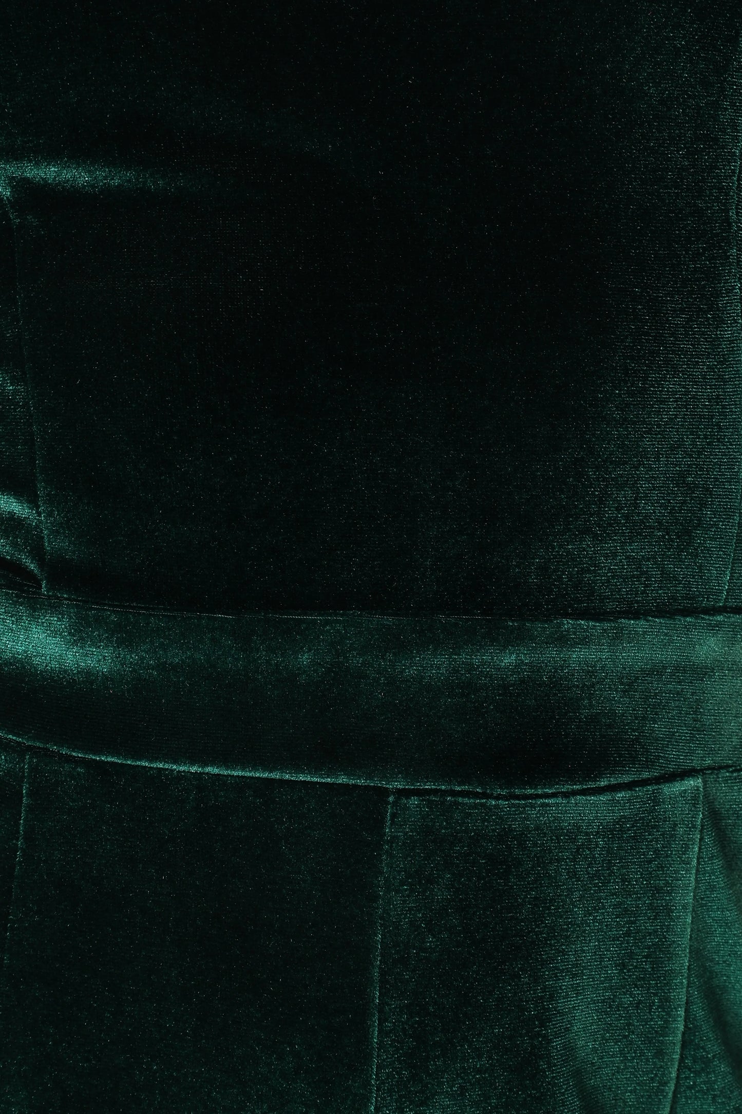 Aria Velvet Jumpsuit Emerald