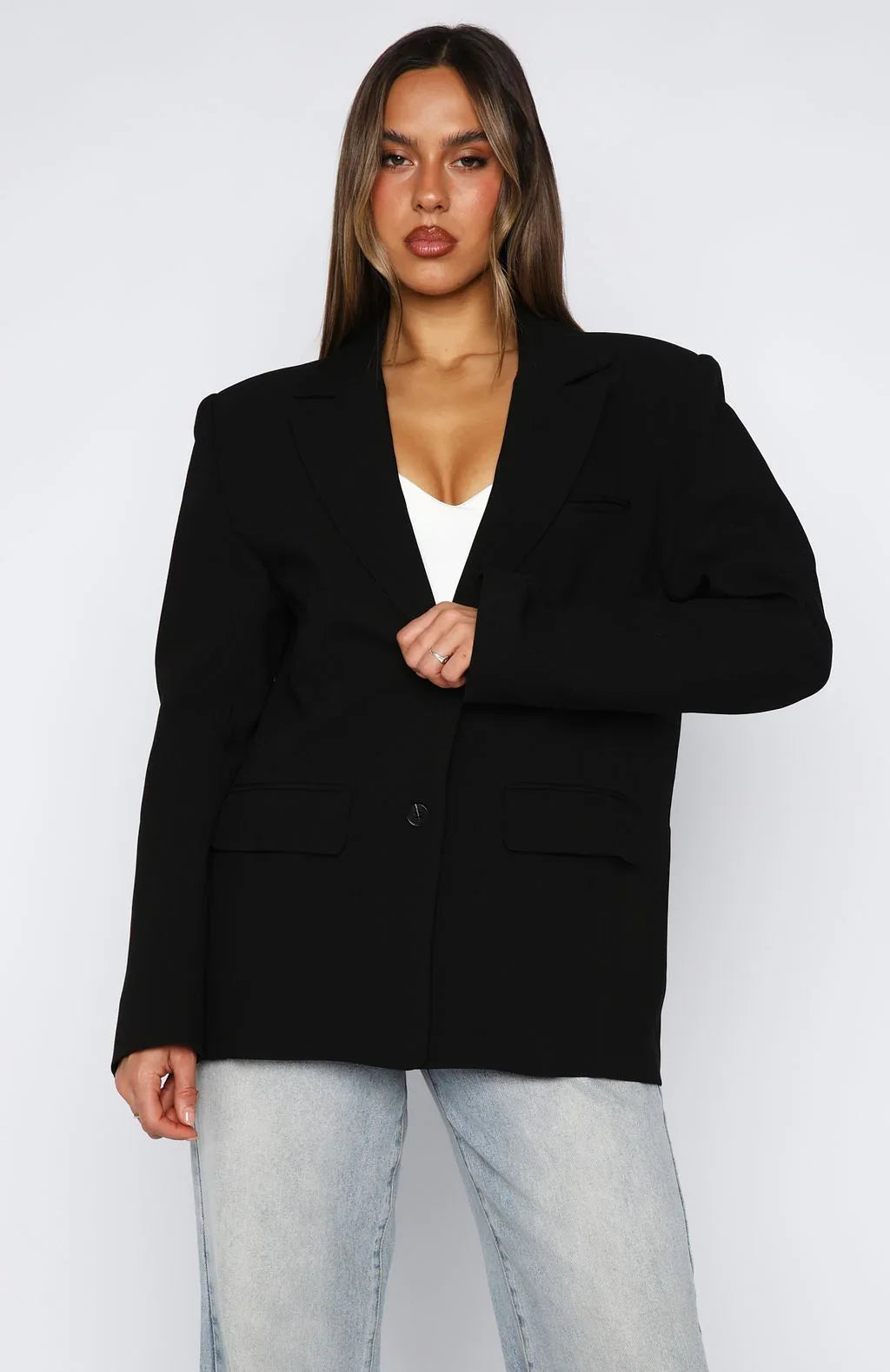 Whats His Is Mine Blazer Black