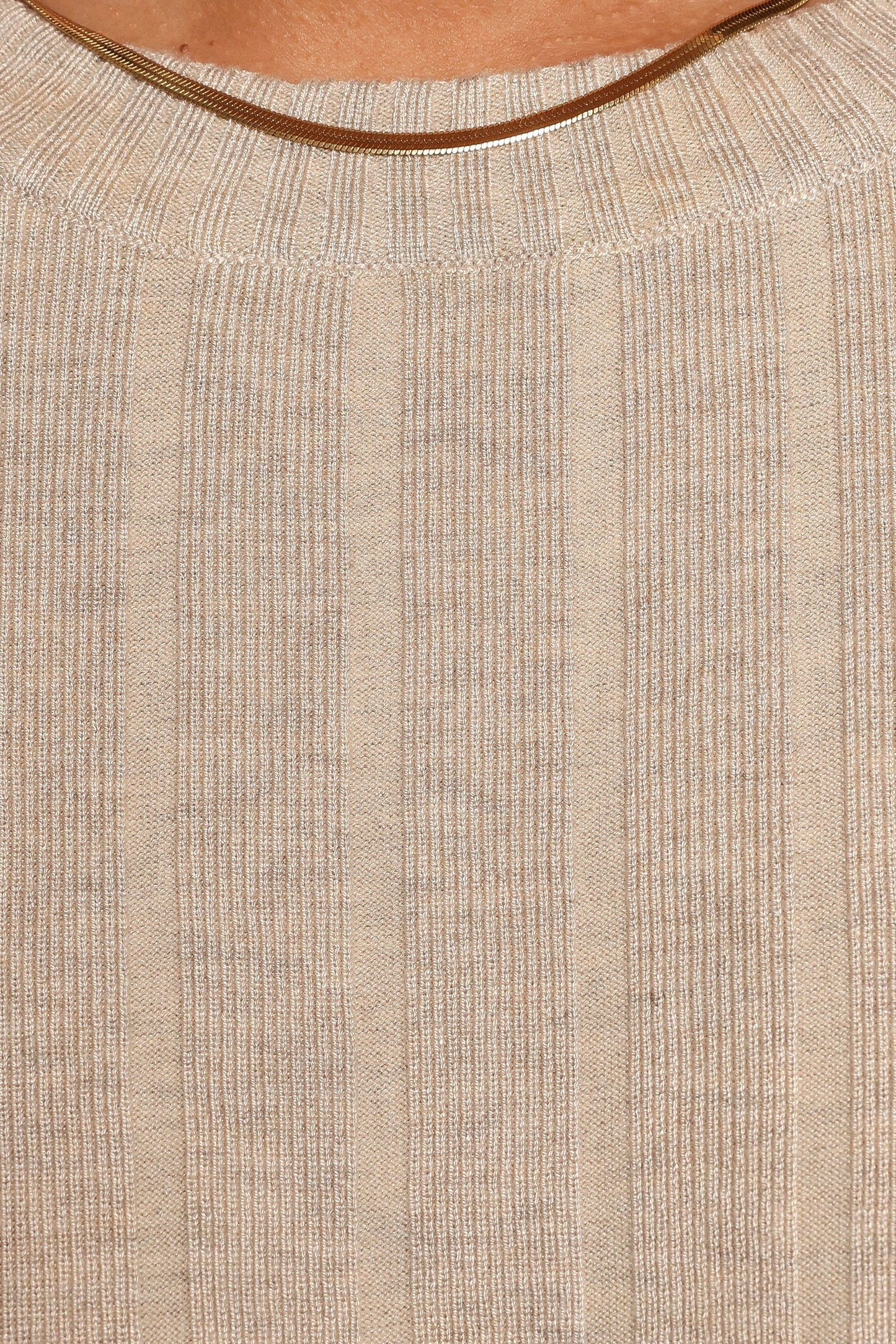 Silvie Long Sleeve Knitted Set Oatmeal