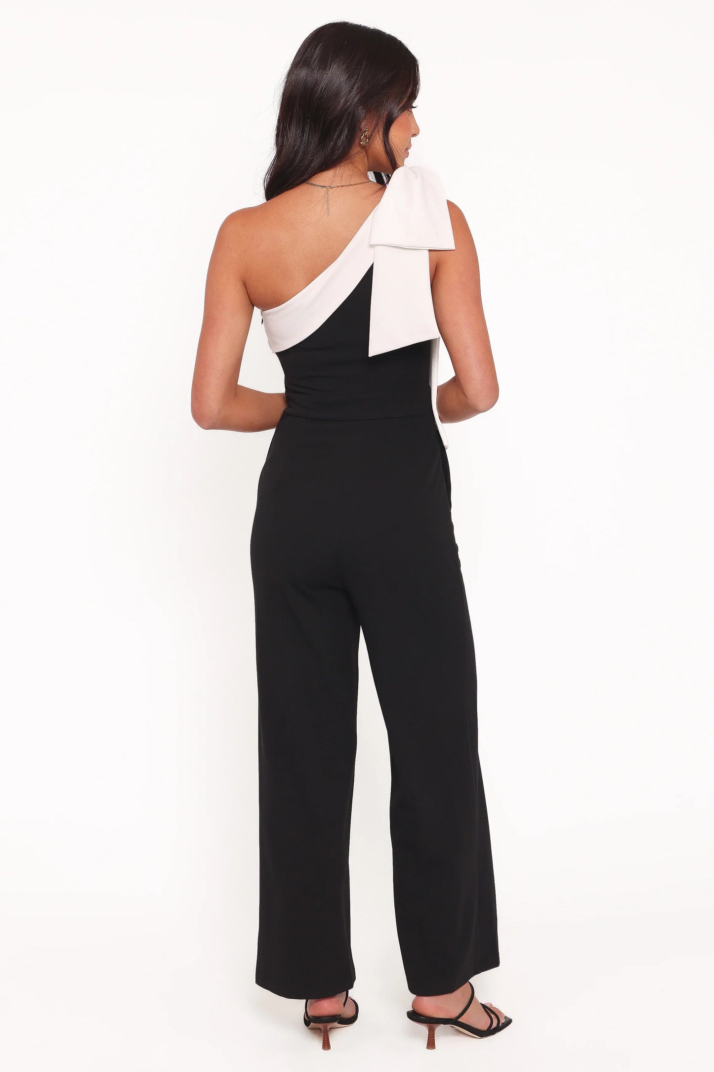 Pearla One Shoulder Jumpsuit Black