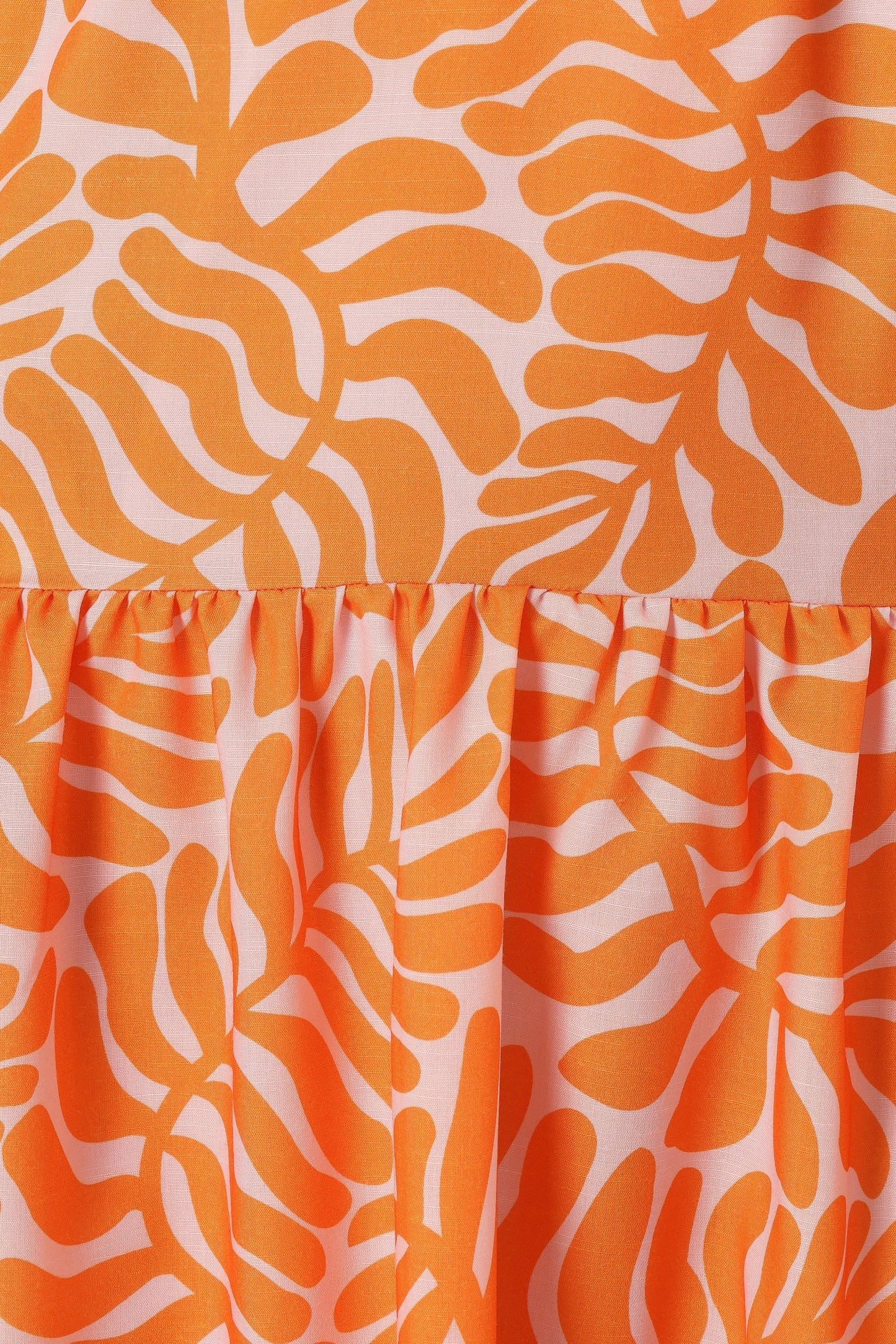 Dalton Cut Out Maxi Dress Orange Print