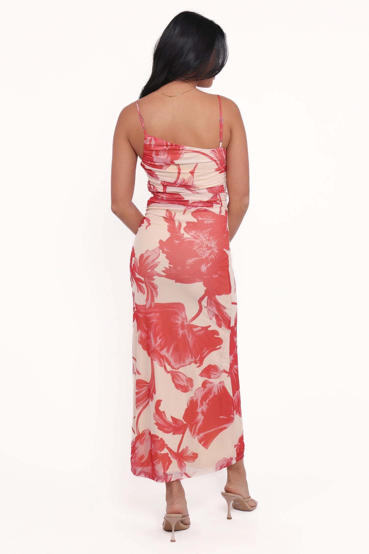 Jasmine Maxi Dress Red Floral