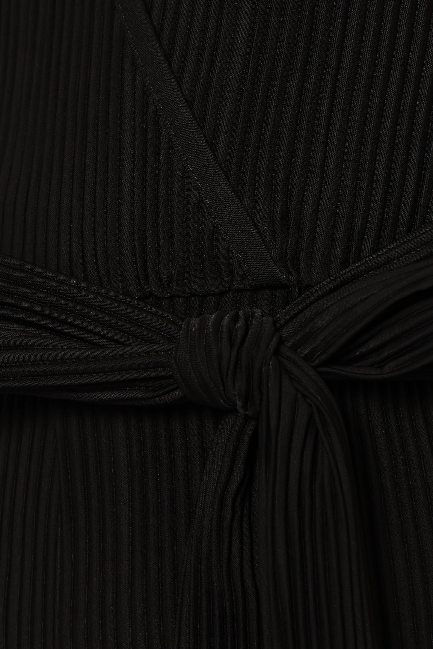 Solange Plisse Jumpsuit Black