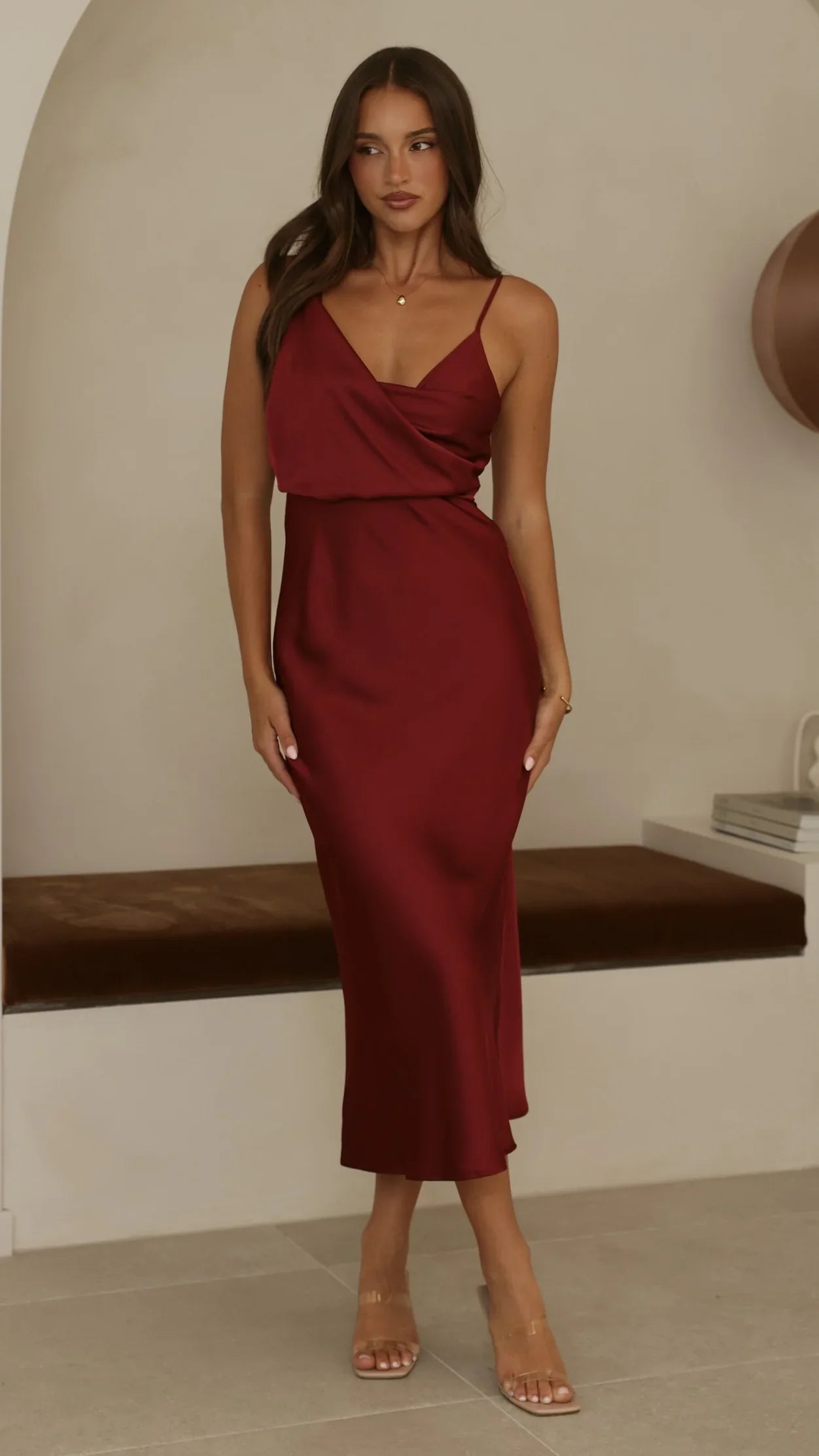 Audrey Maxi Dress Wine