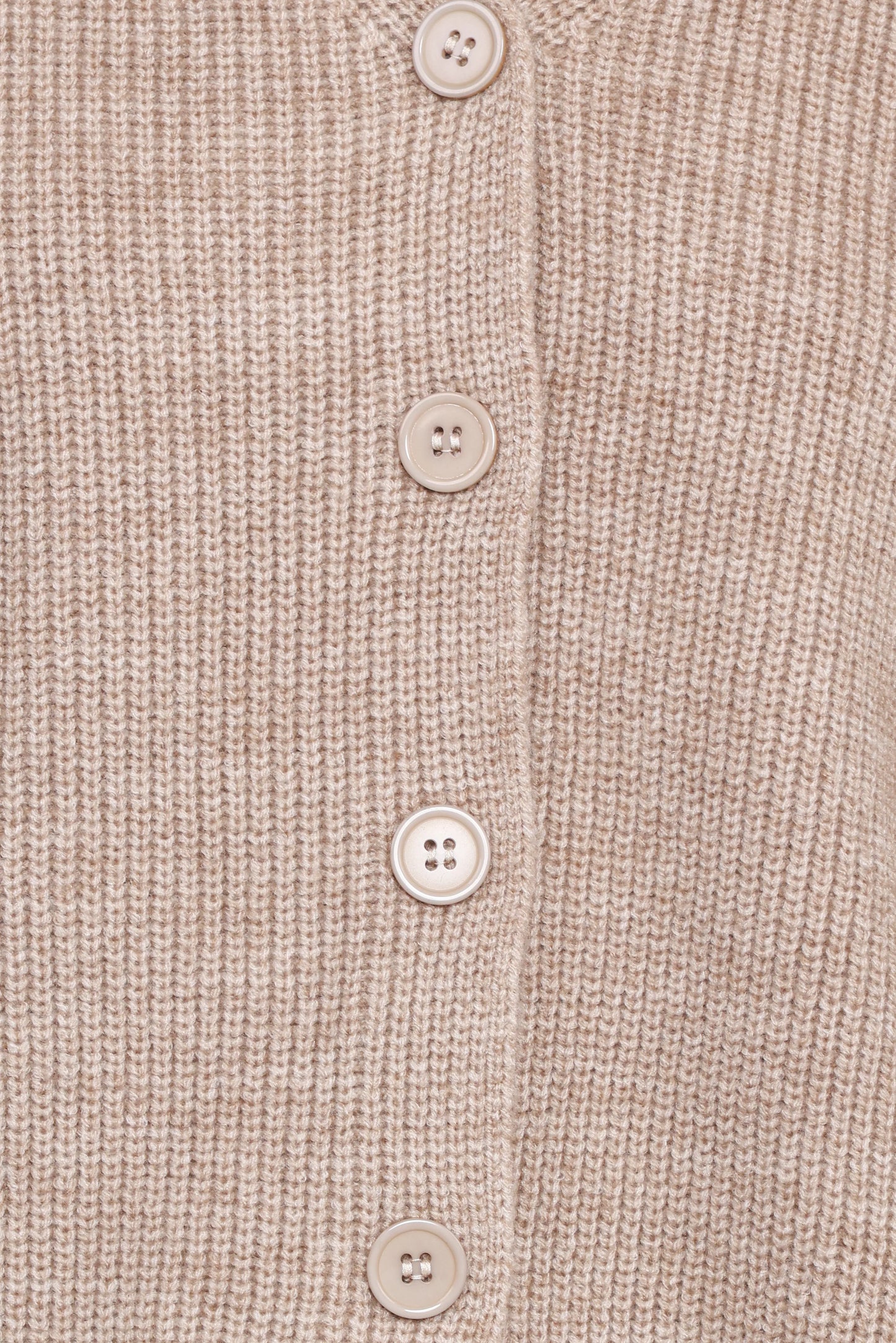Sybil Button Front Cardigan Mushroom