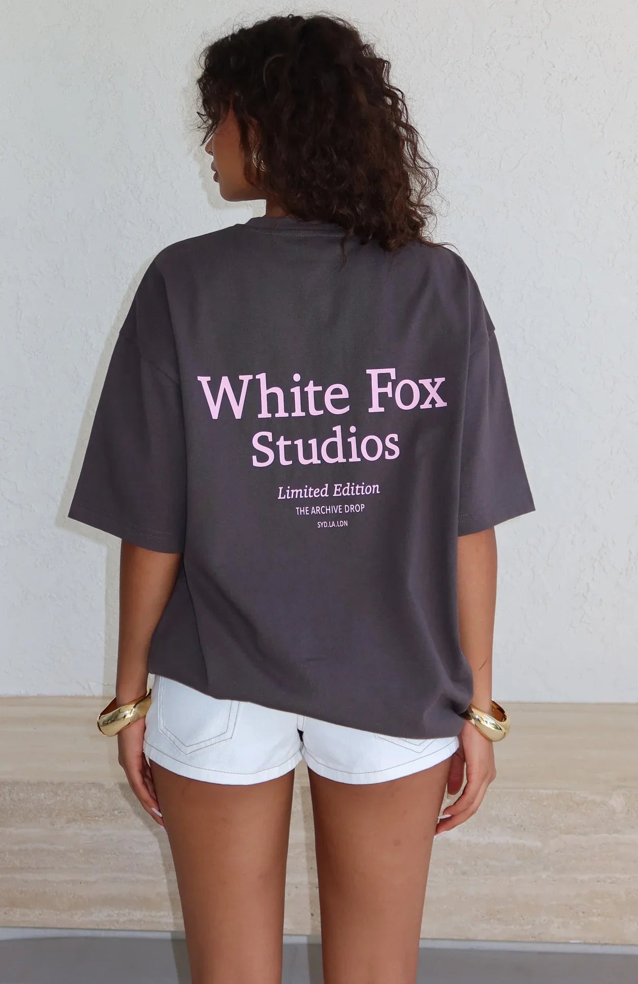 Midnight Chill Oversized Tee Charcoal
