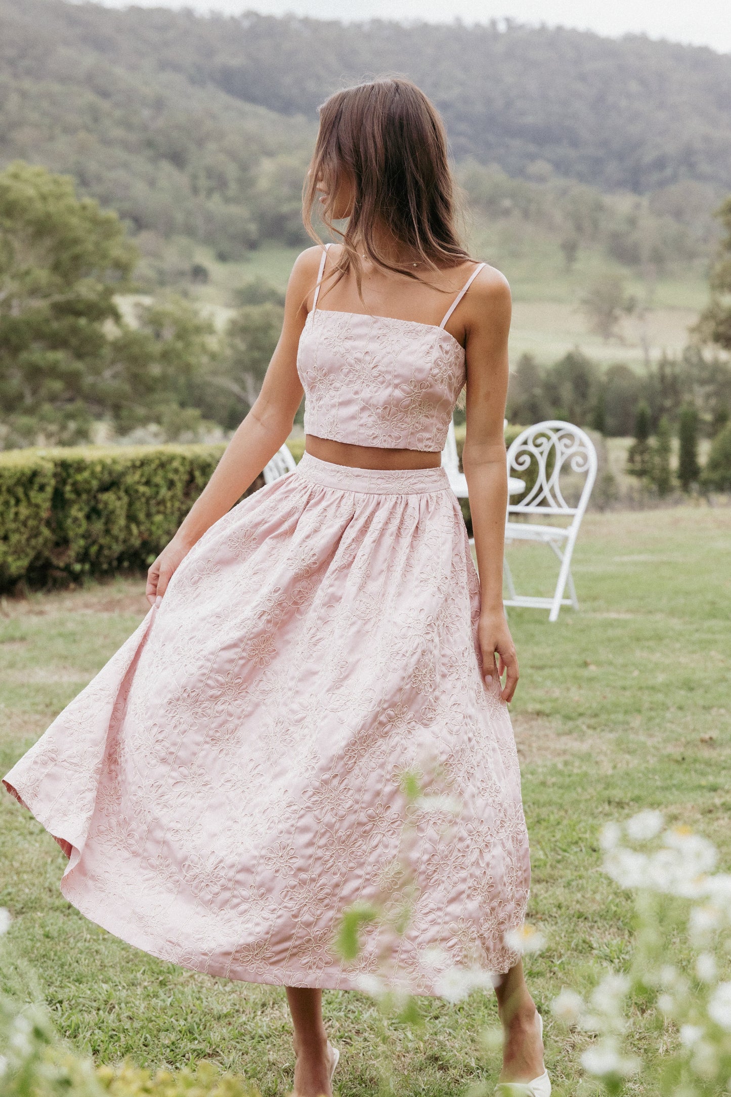 Jazara Skirt Set Pink