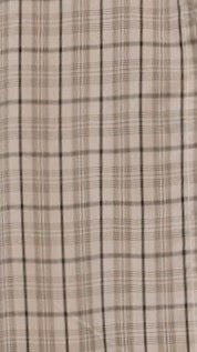 Arli Button Up Shirt Beige Brown Plaid