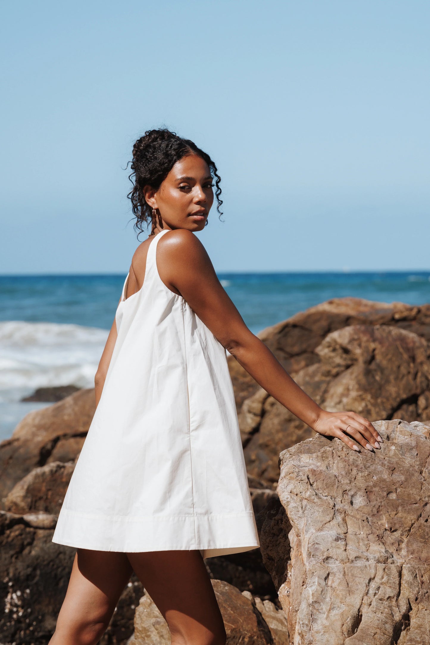 Kora Mini Dress Chalk White