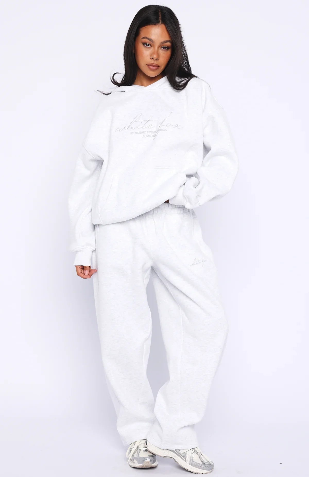 Know What You Want Oversized Hoodie Grey Marle