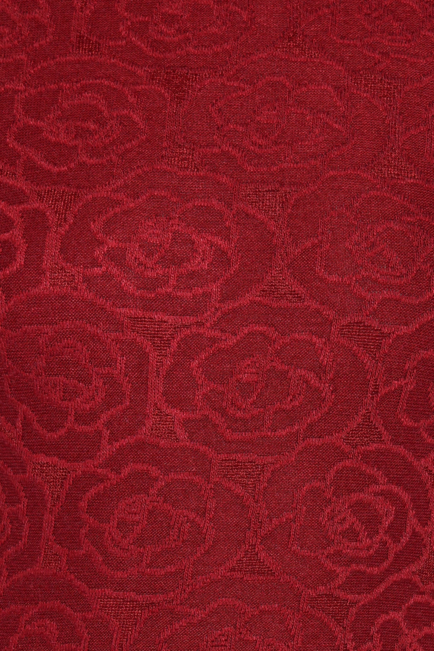 Jasmine Long Sleeve Lace Top Red