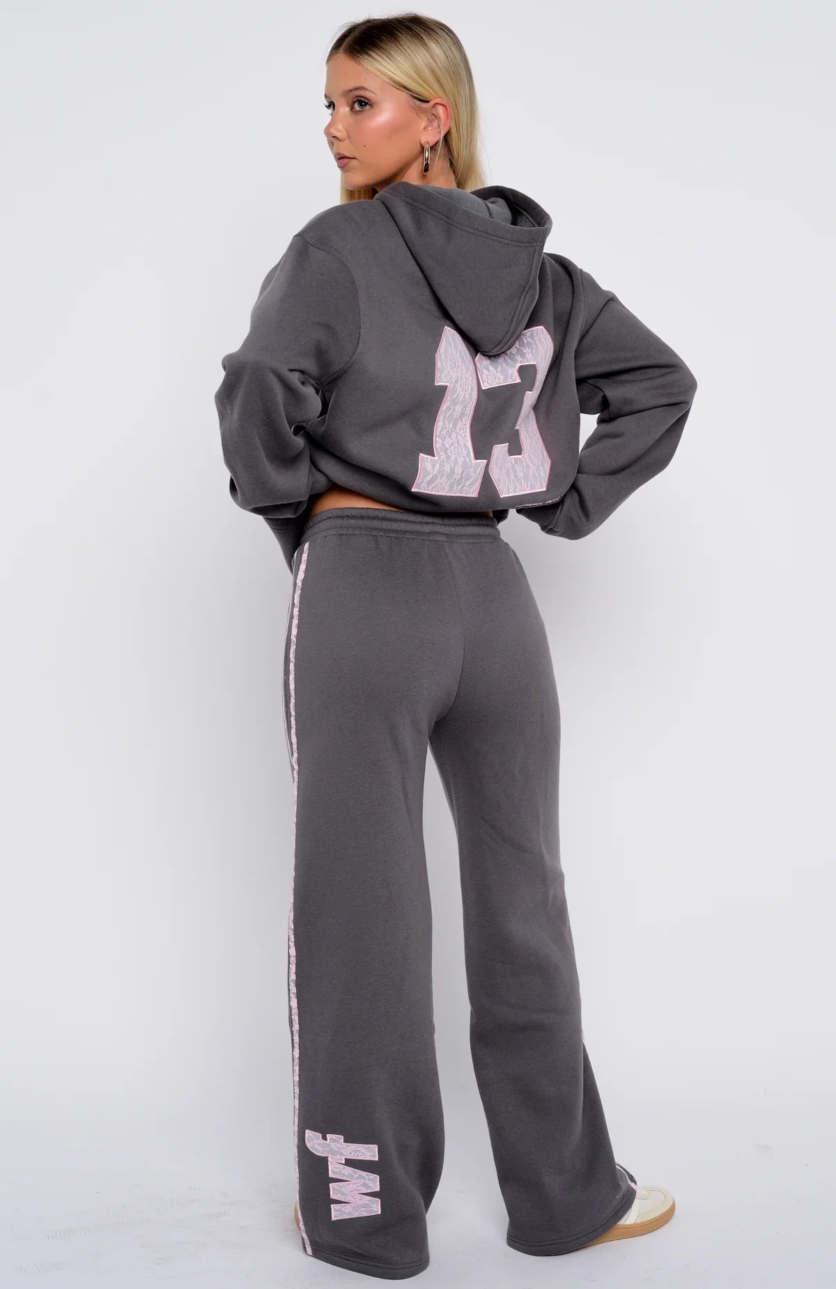 Gave You Everything Wide Leg Sweatpants Volcanic