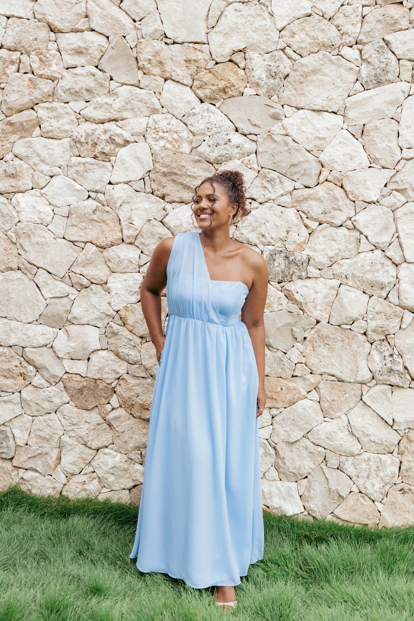 Darlee Maxi Dress Cornflower Blue