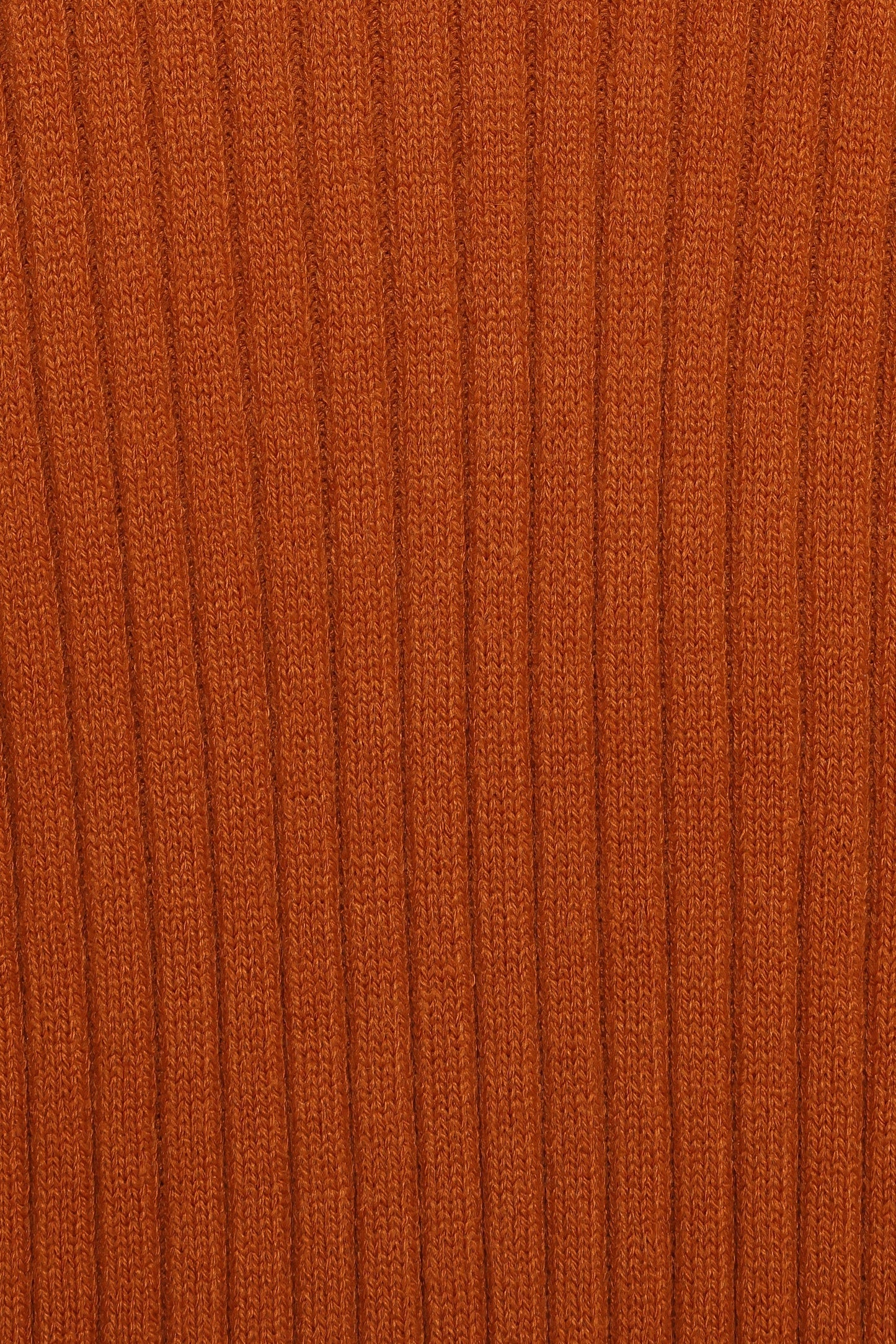 Makenna Long Open Front Cardigan Rust