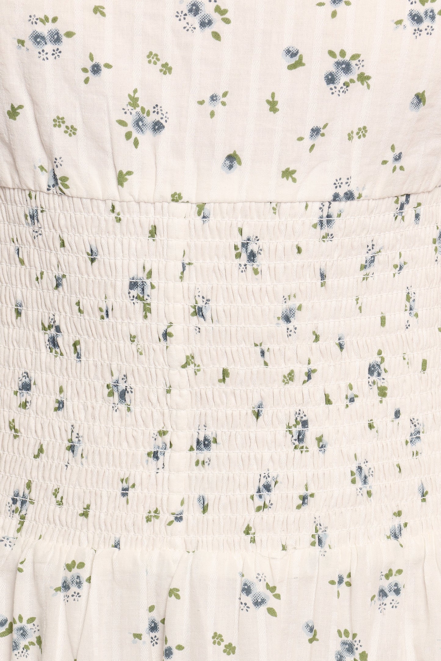 Leticia Midi Dress Blue Ditsy Floral