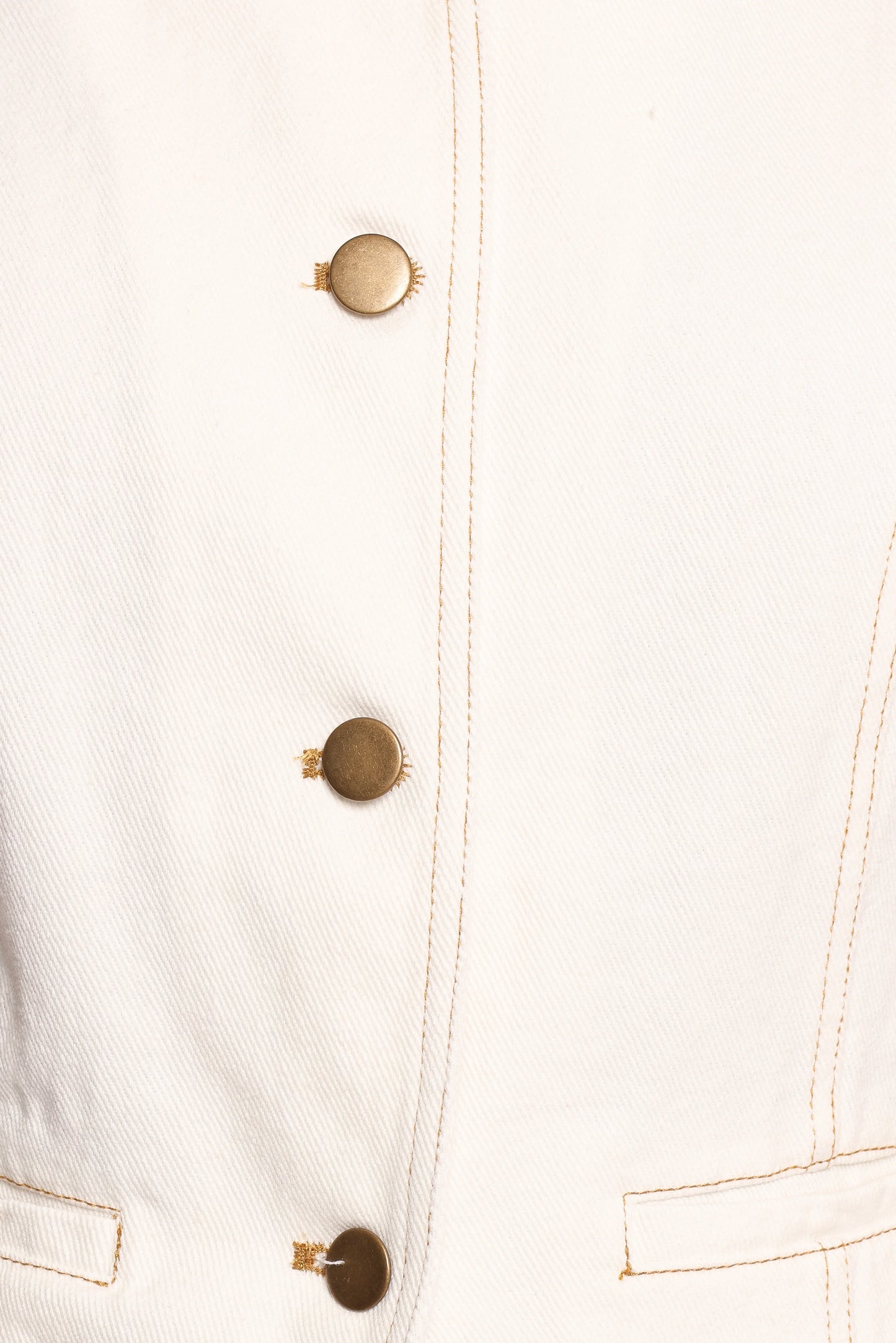 Kristy Denim Vest White