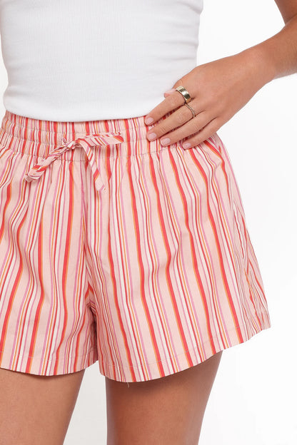 Mattina Shorts Peach Stripe