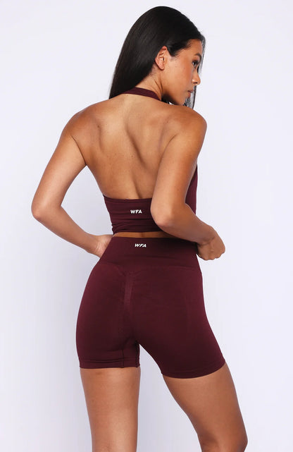 Grit Seamless Active Tank Merlot