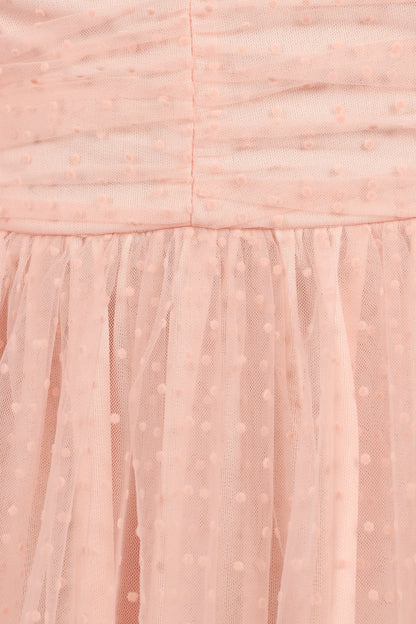 Floret Midi Dress Petal Pink