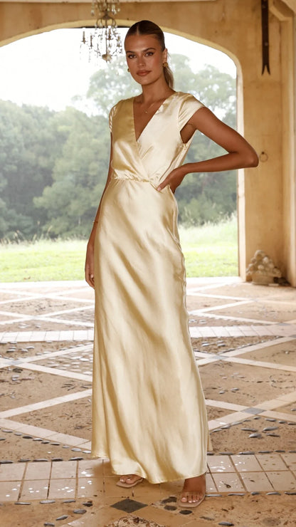 Selma Maxi Dress Yellow