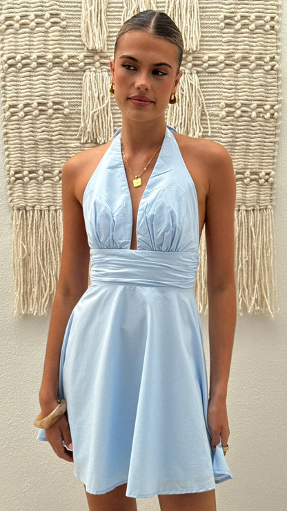 Anara Mini Dress Blue