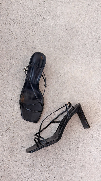 Georgiana Heel Black