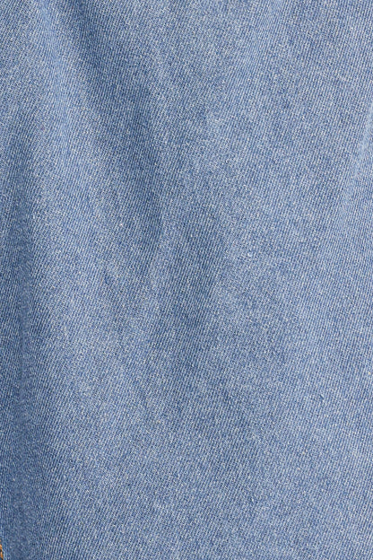 Graciana Denim Short Set Blue