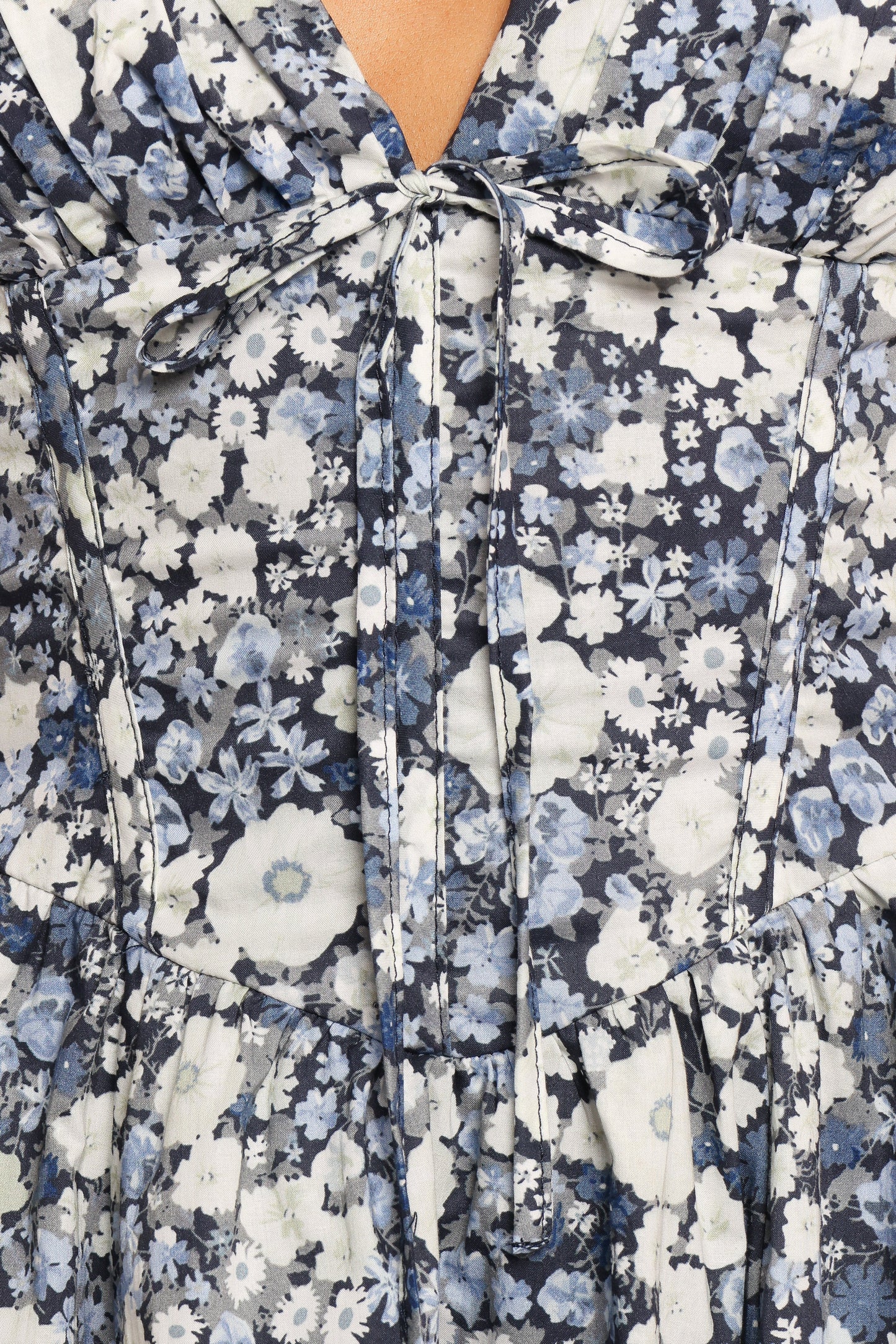 Elara Mini Dress Navy Daisy