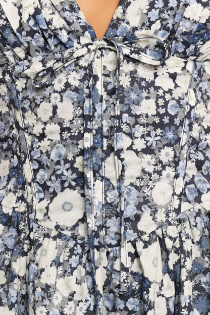 Elara Mini Dress Navy Daisy