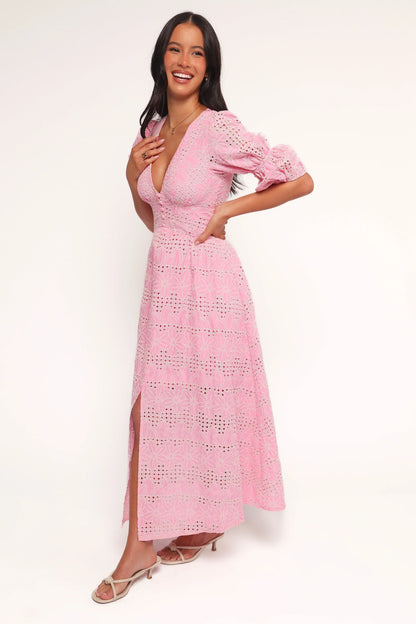 Tani Midi Dress Pink