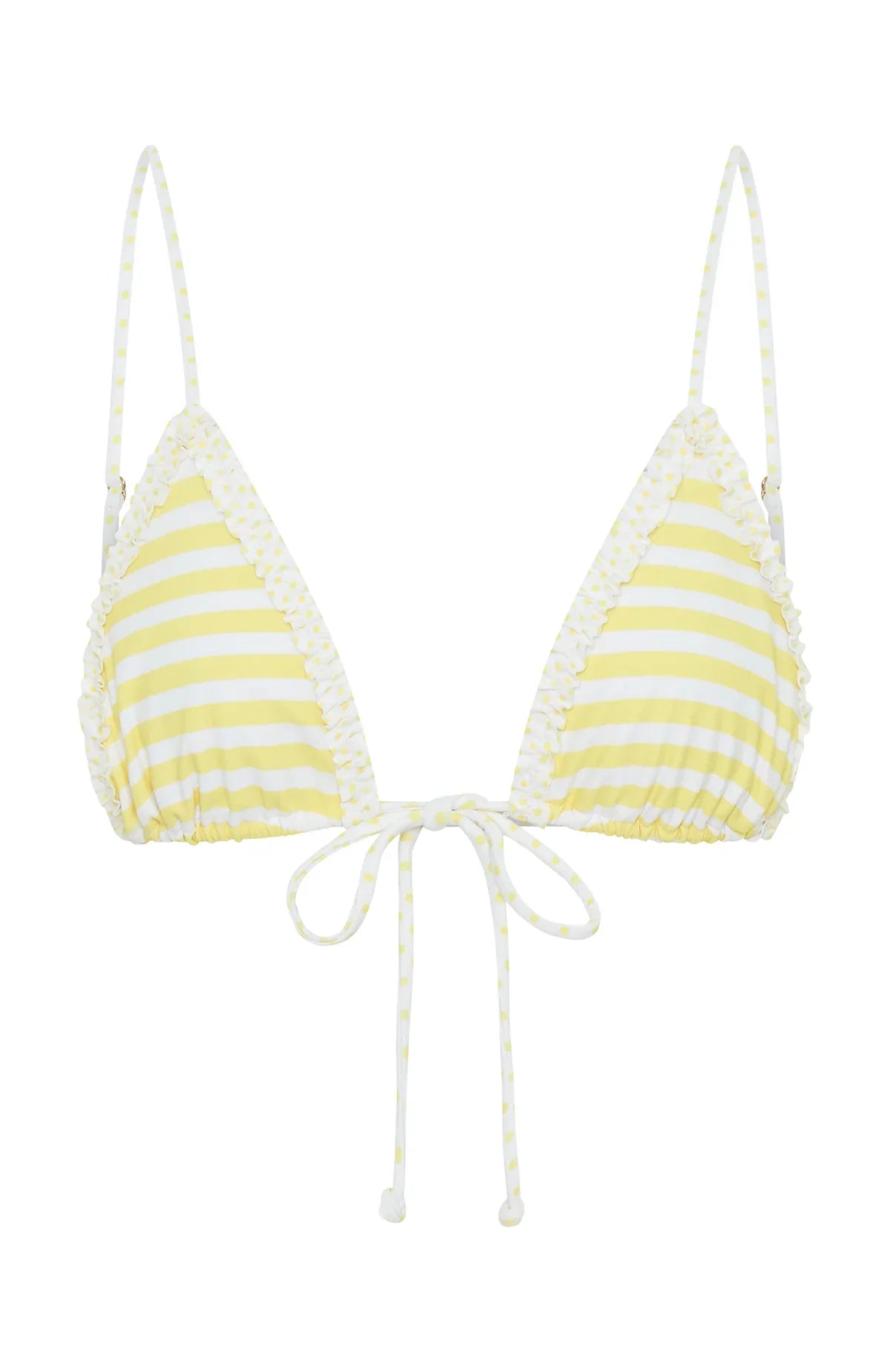 Noosa Bikini Top Lemoncello Stripe