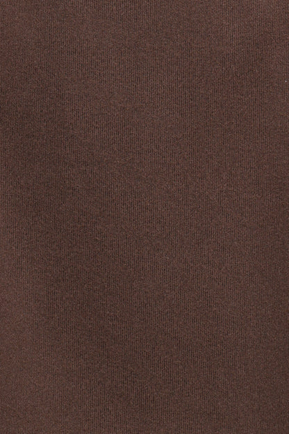 Cassia Belted Aline Skirt Chocolate Brown