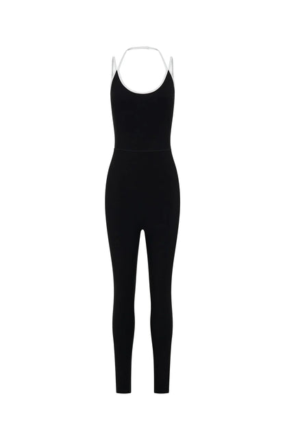 Ignite Jumpsuit Black White