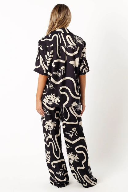 Leo Pant Black Sand