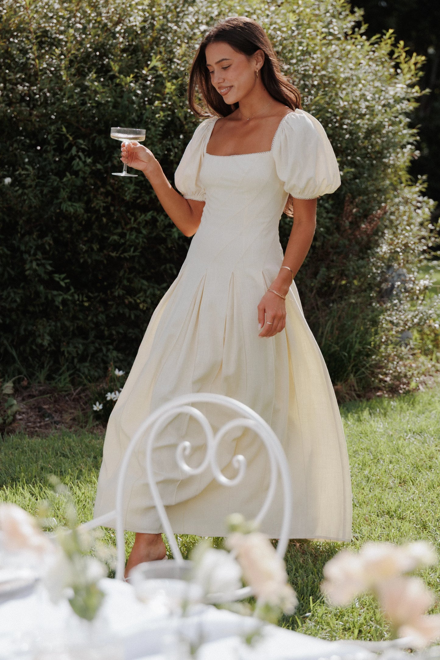 Kinlee Maxi Dress Butter Yellow
