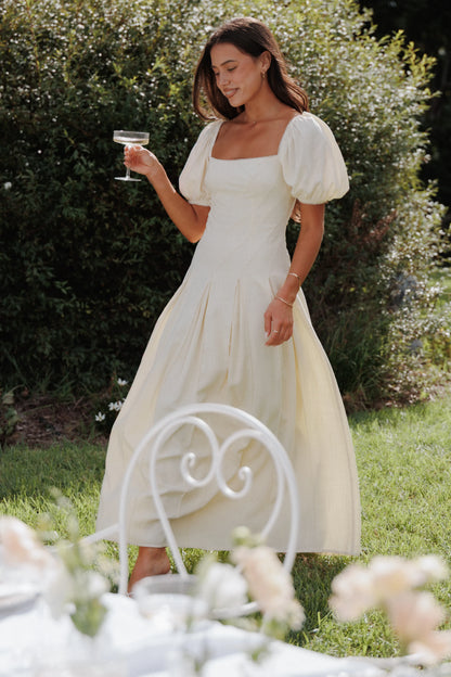 Kinlee Maxi Dress Butter Yellow