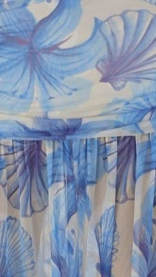 Missy Maxi Skirt Ocean Bloom