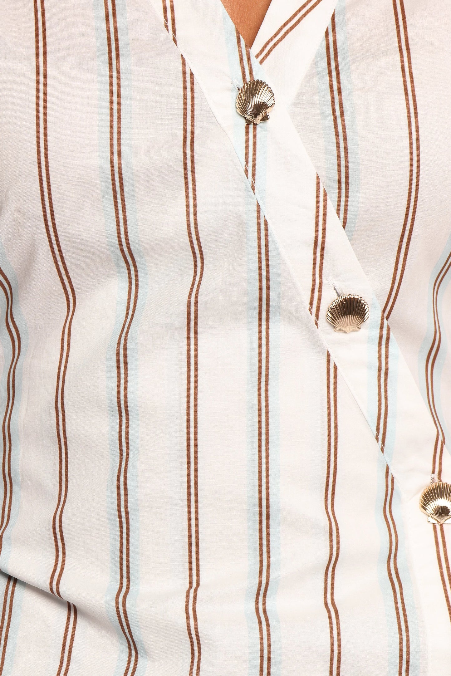 Hayes Mini Dress Blue Stripe