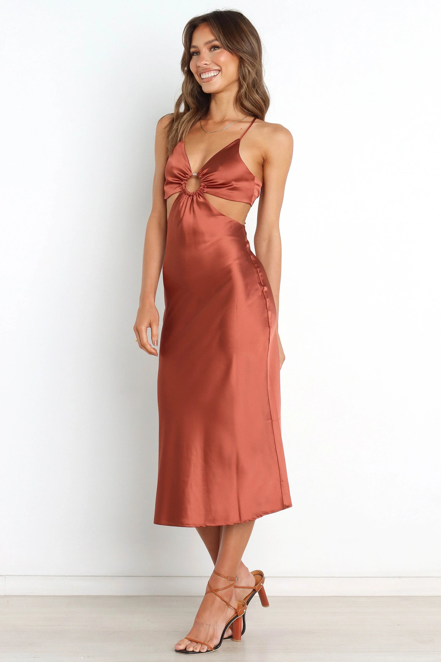 Nairo Dress Rust