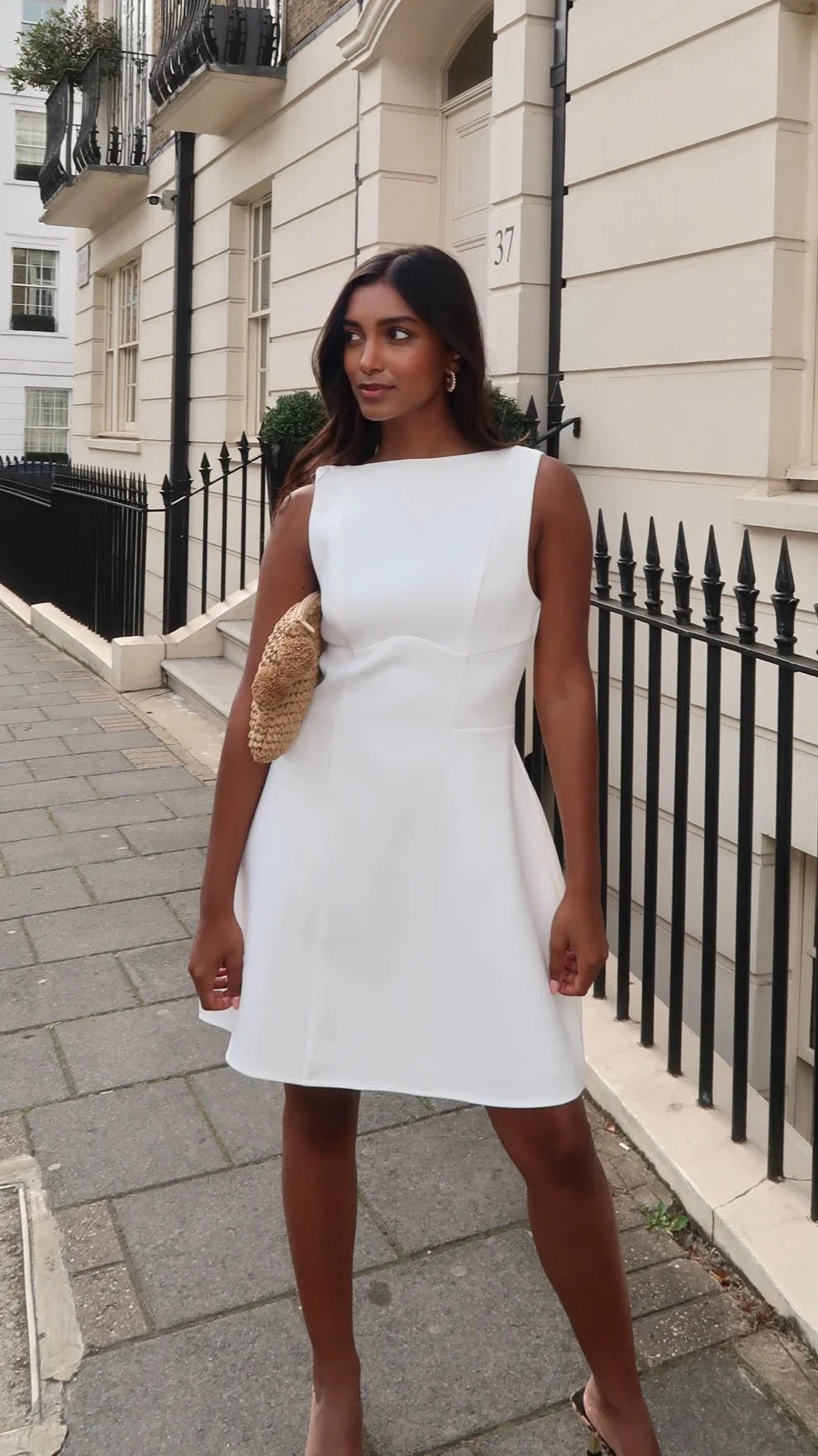 Rafiki Mini Dress White