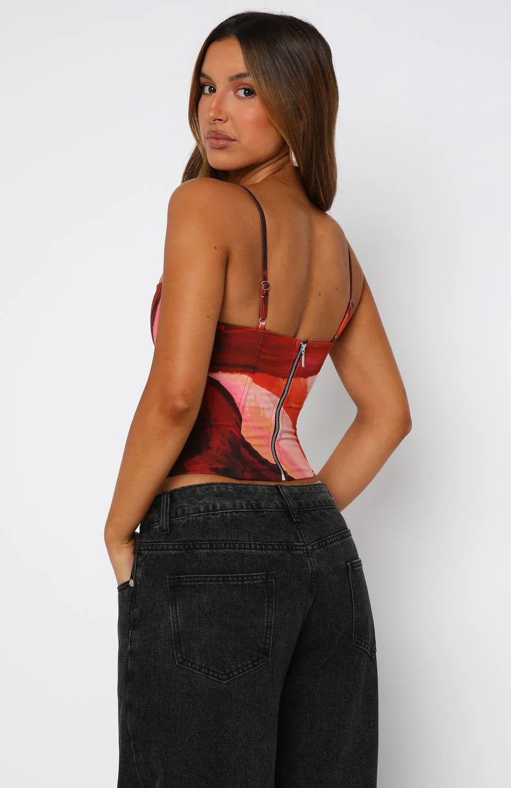 Youll Be Ok Bustier Sunset Petal