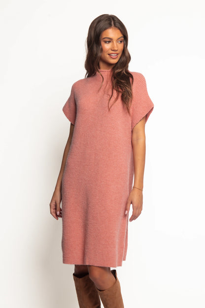 Wright Knit Mini Dress Pink