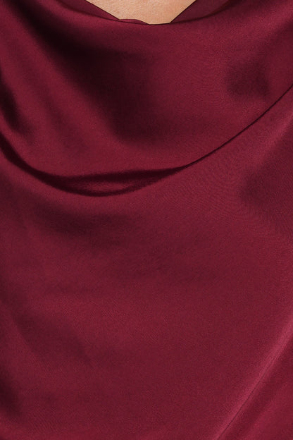 Catherine Skirt Set Burgundy