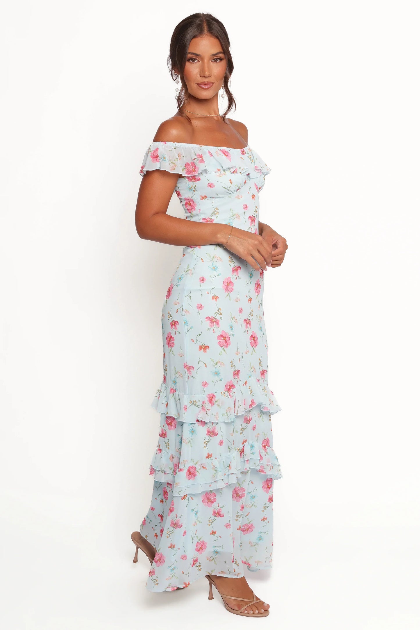 Irelynn Maxi Dress Blue Floral