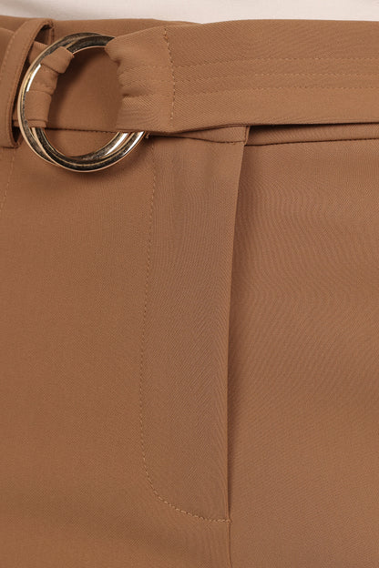 Elaine Belted Pant Mocha