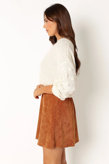 Tammy Cord Skirt Gucci