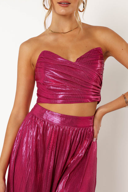 Hana Two Piece Set Fuchsia