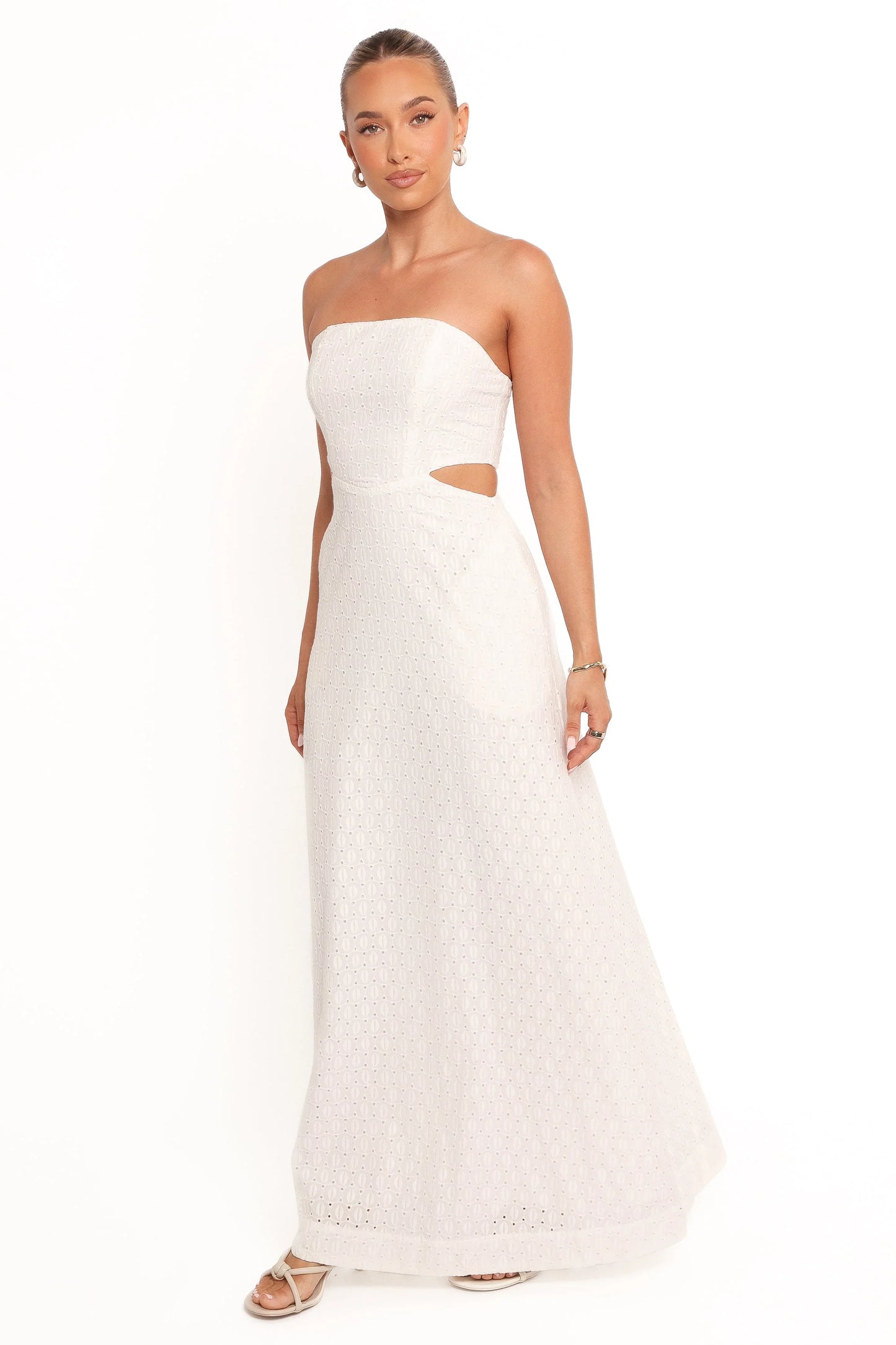 Laura Midi Dress White