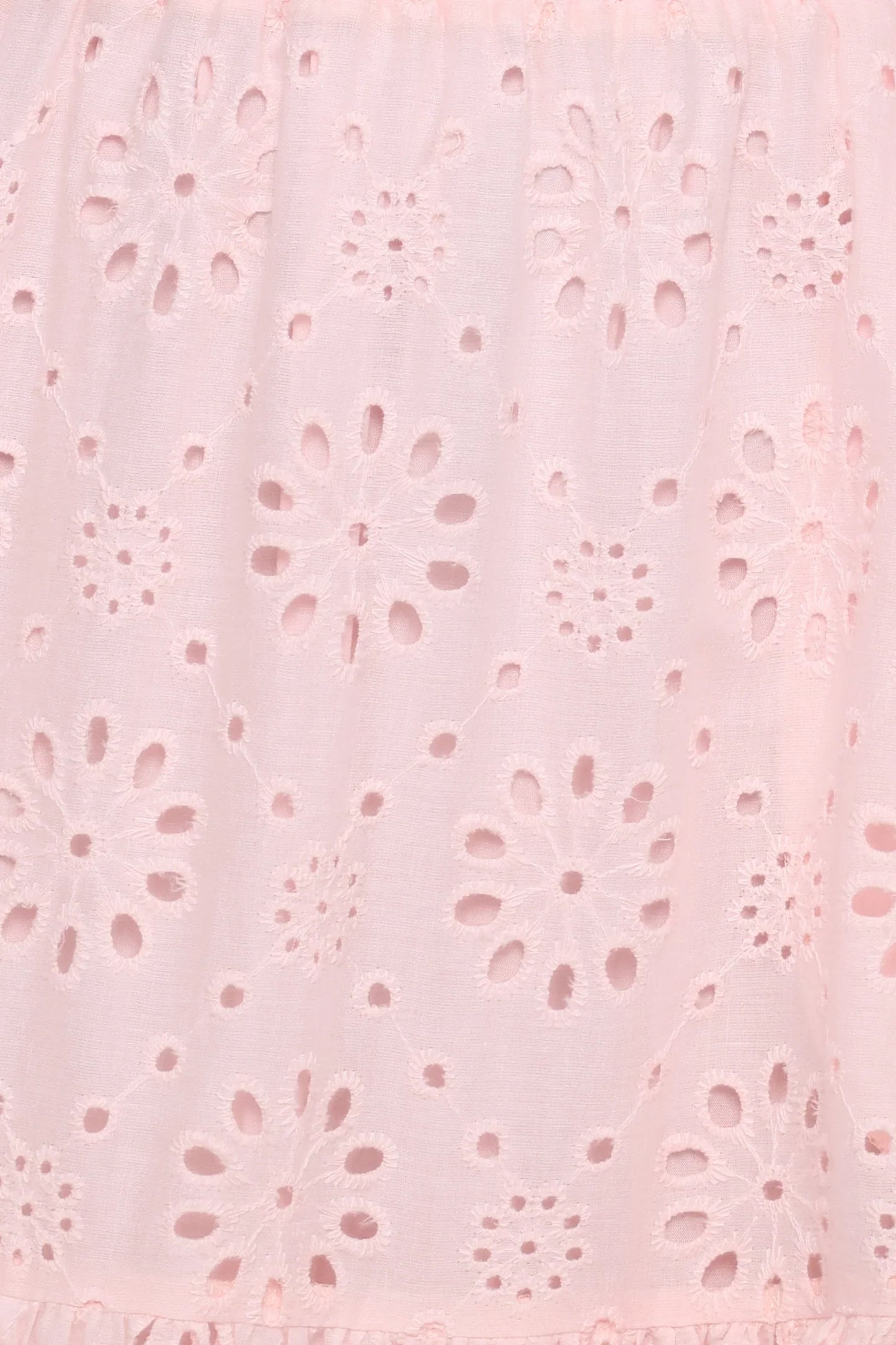 Angelina Skirt Set Pink Broiderie