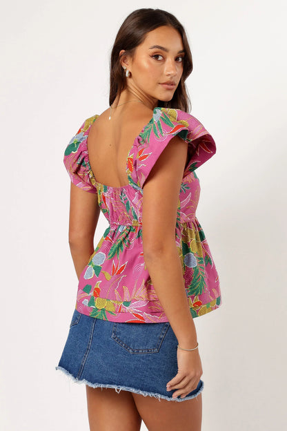 Annalise Top Pearly Purple